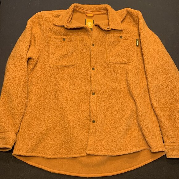 Timberland Fleece Button up Jacket - Picture 1 of 3